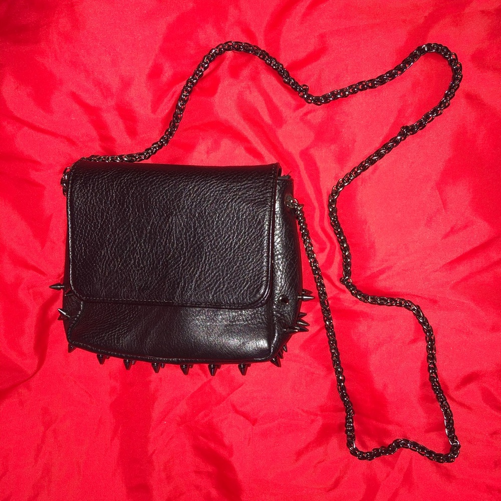 Deena and Ozzy Spiked Crossbody Bag